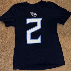 New W/O tag Nike Tennessee Titans Julio Jones #2 Navy NFL T-Shirt Men’s Small